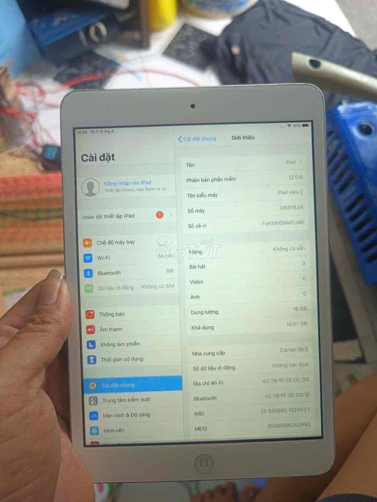 Apple iPad mini 2 Bạc 16GB Máy tính bảng. Mua bán Máy tính bảng tại Thành phố Dĩ An Bình Dương được đăng bởi vỏ hung hình 1