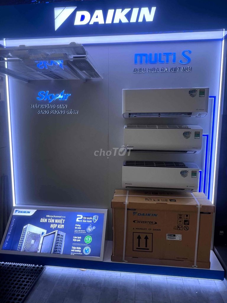Combo Daikin Multi S inverter 1 nóng/ 3 lạnh. Mua bán Máy lạnh, điều hoà tại Quận 7 Tp Hồ Chí Minh được đăng bởi ĐIỆN MÁY NGUYỄN LINH hình 2