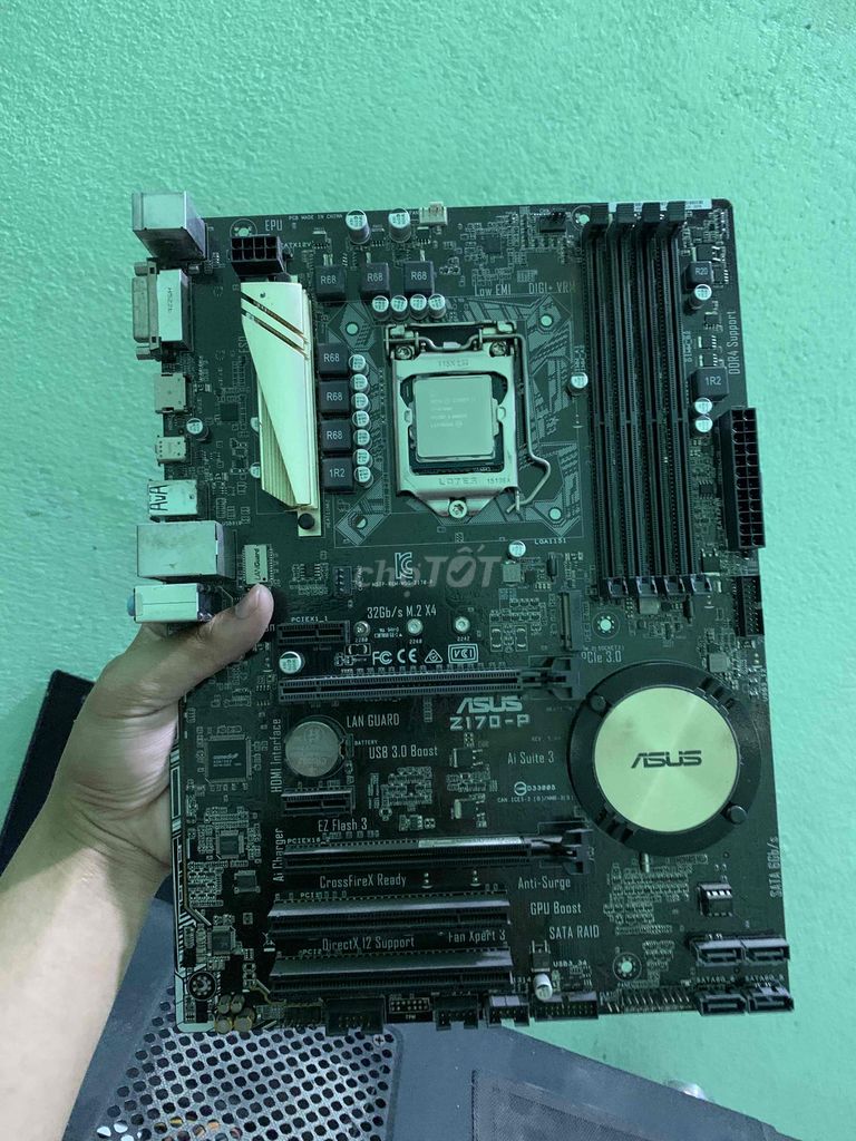 Mainboard ASUS Z170-P Đen Tản nước Cooler Master. Mua bán Linh kiện (RAM, Card...) tại Quận Cẩm Lệ Đà Nẵng được đăng bởi Giao Lưu Trải Nghiệm Sản Phẩm hình 1