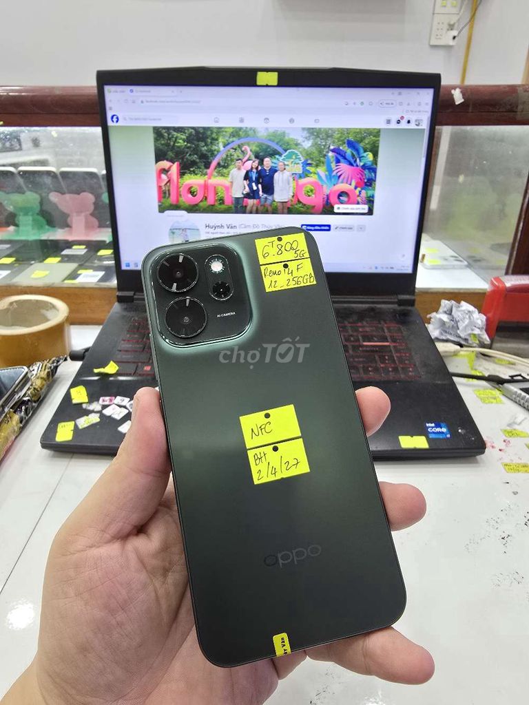 Oppo Reno14 F 5G 12GB/256GB Xám. Mua bán Điện thoại tại Thành phố Long Xuyên An Giang được đăng bởi Facebook Cầm Đồ Thúy Vân hình 1
