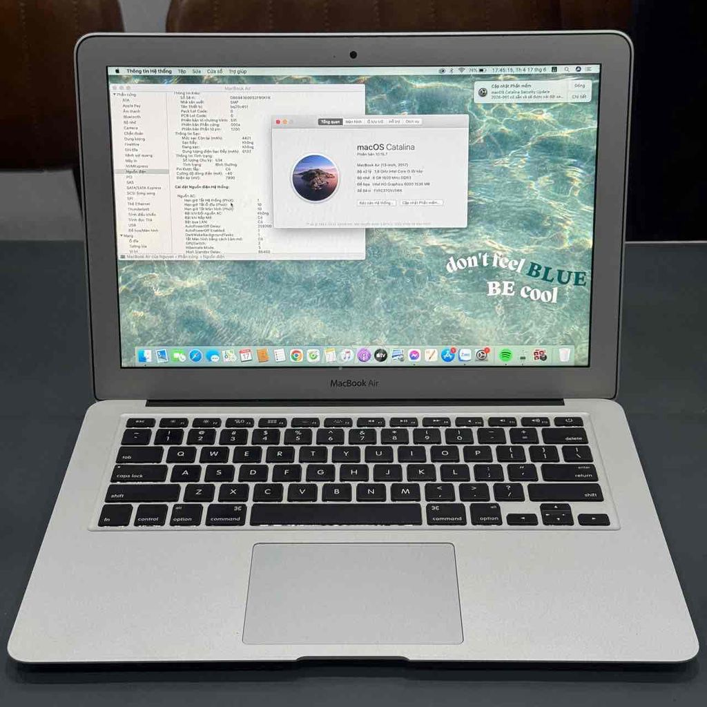 MacBook Air 2017 i5 8GB/128GB Bạc. Mua bán Laptop tại Quận 5 Tp Hồ Chí Minh được đăng bởi Phan Thế Phong  hình 1