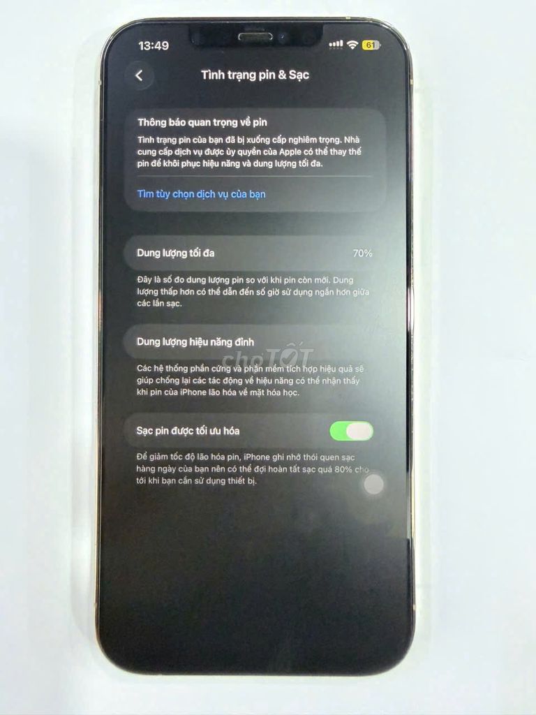 iPhone 12 Pro Max 128GB Vàng VN/A. Mua bán Điện thoại tại Thành phố Bà Rịa Bà Rịa - Vũng Tàu được đăng bởi Hùng Nguyễn Quốc hình 1