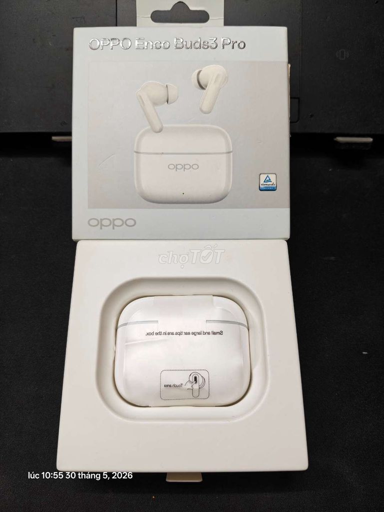 Tai nghe OPPO Enco Buds3 Pro Trắng Mới 100% . Mua bán Tivi, Âm thanh tại Quận Bình Tân Tp Hồ Chí Minh được đăng bởi Nguyễn Dũng hình 1