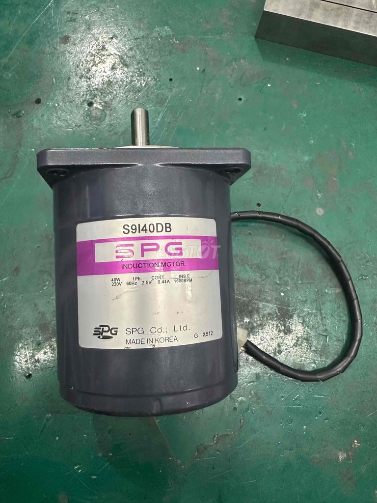 Mô tơ SPG S9I40DB 40W 220V Hàn Quốc. Mua bán Đồ chuyên dụng, Giống nuôi trồng tại Thành phố Bắc Giang Bắc Giang được đăng bởi Dũng Hà hình 1