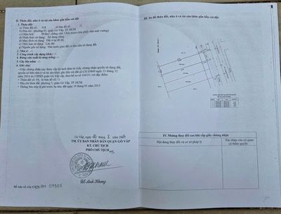 Bán đất Gò Vấp giá từ 5,7 tỷ