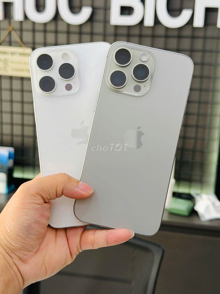 Apple iPhone 15 Pro Max 256GB Trắng Titan. Mua bán Điện thoại tại Quận 10 Tp Hồ Chí Minh được đăng bởi Hội Đồ Điện Tử hình 1