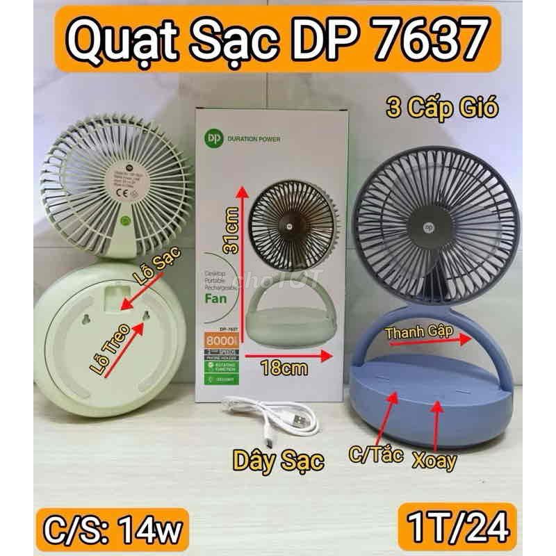 Quạt sạc DP 7637 Xanh lá 8000mAh. Mua bán Quạt tại Quận 6 Tp Hồ Chí Minh được đăng bởi Loan Huynh hình 1