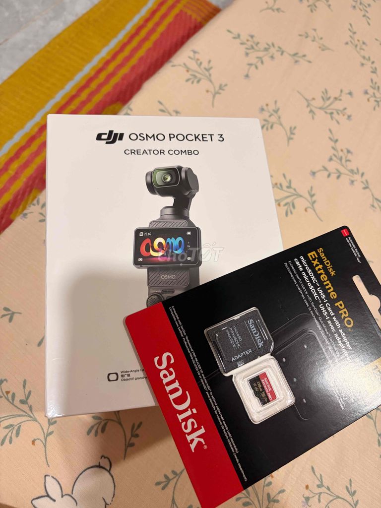 DJI Osmo Pocket 3 Creator Combo 128GB Mới. Mua bán Máy ảnh, Máy quay tại Quận 8 Tp Hồ Chí Minh được đăng bởi Linh Chi hình 1