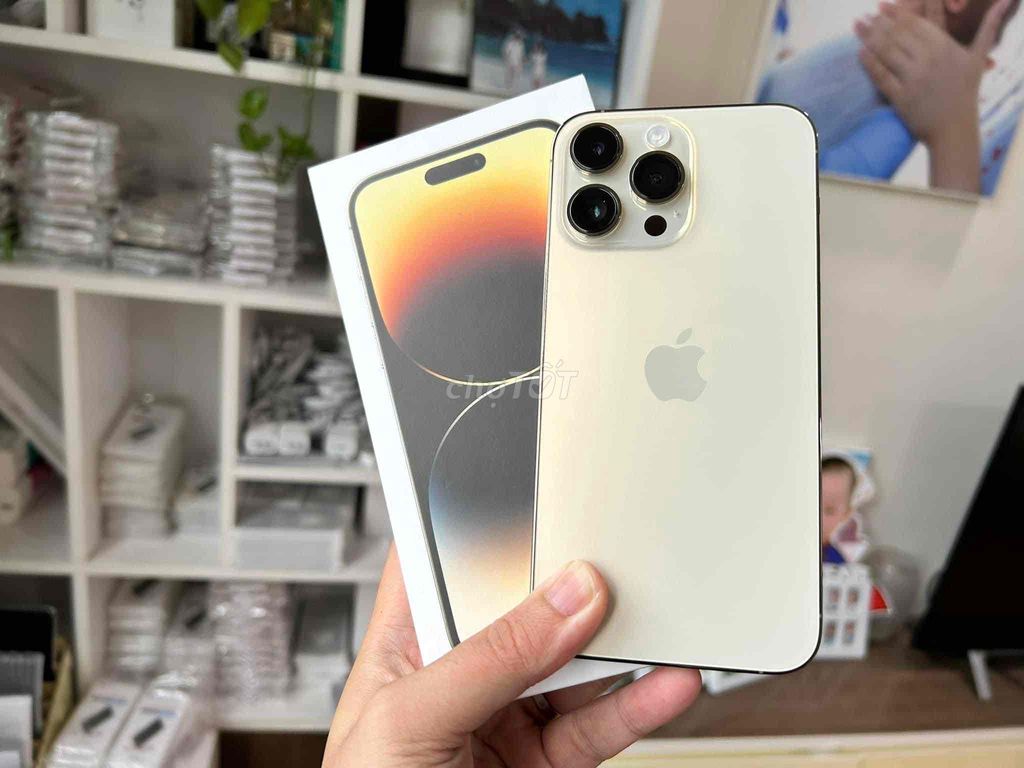 iPhone 14 Pro max 128G GOLD FULLBOX APPLE 2023. Mua bán Điện thoại tại Quận Thanh Xuân Hà Nội được đăng bởi Nguyễn Huy Dũng hình 1