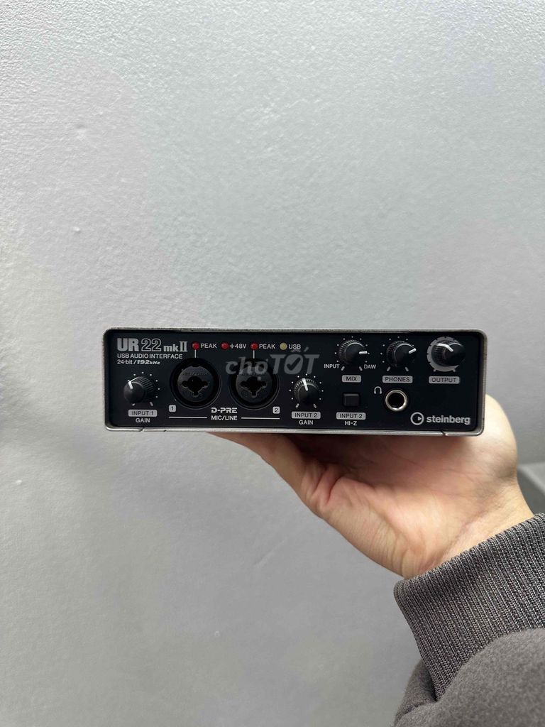 Soundcard Steinberg UR22mkII. Mua bán Tivi, Âm thanh tại Huyện Thanh Trì Hà Nội được đăng bởi Dũng Đặng hình 1