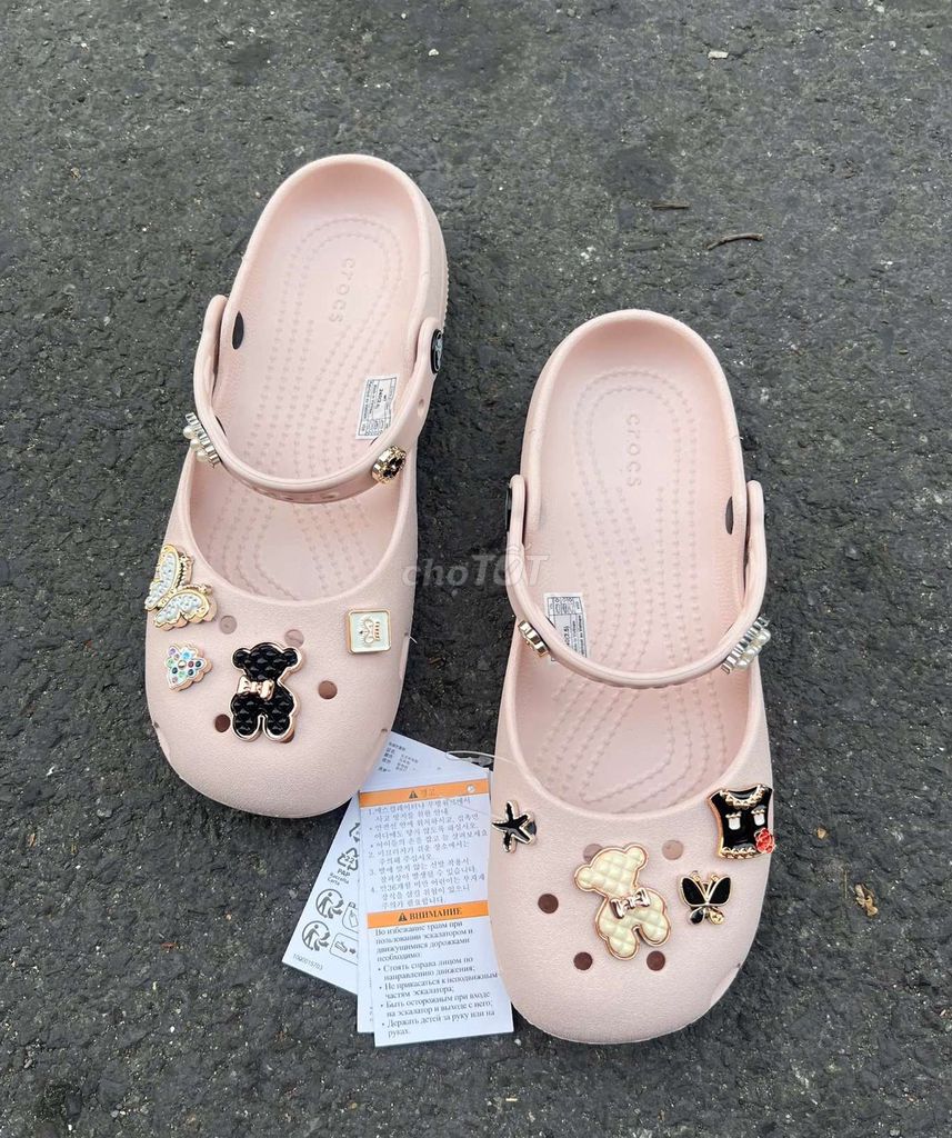 Dép Crocs Ballet Nữ Croslite hồng nữ. Mua bán Giày dép tại Quận Gò Vấp Tp Hồ Chí Minh được đăng bởi Anh Ba  Hàng hiệu tuyển Chuyên bán Online uy tín hình 1