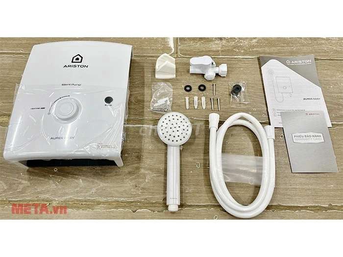 Máy nước nóng ARISTON AURES EASY Trắng. Mua bán Thiết bị vệ sinh, nhà tắm tại Quận 5 Tp Hồ Chí Minh được đăng bởi Nghia  hình 1