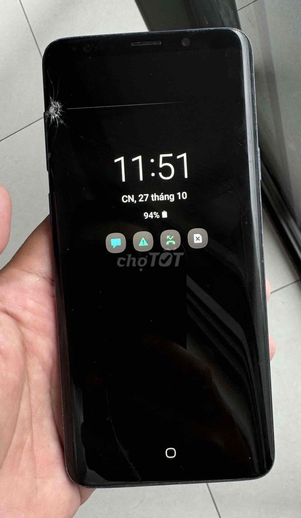 Bán xác Samsung S9 plus hư màn, lúc lên lúc không