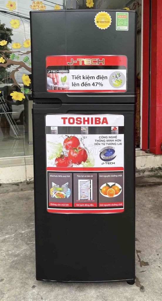 Tủ lạnh Toshiba 145 lít êm nhẹ điện phù hợp trọ