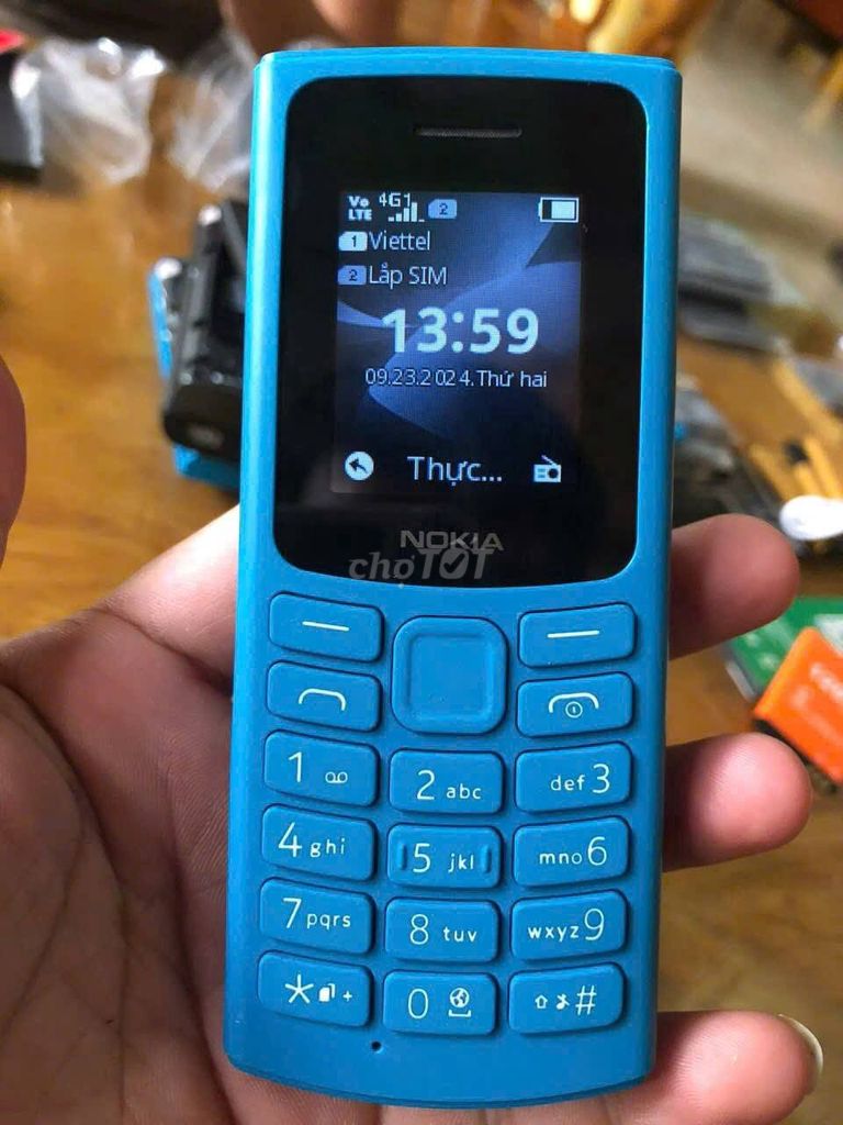 Nokia 105 4G Xanh, Đen. Mua bán Điện thoại tại Quận 10 Tp Hồ Chí Minh được đăng bởi Hội Đồ Điện Tử hình 1