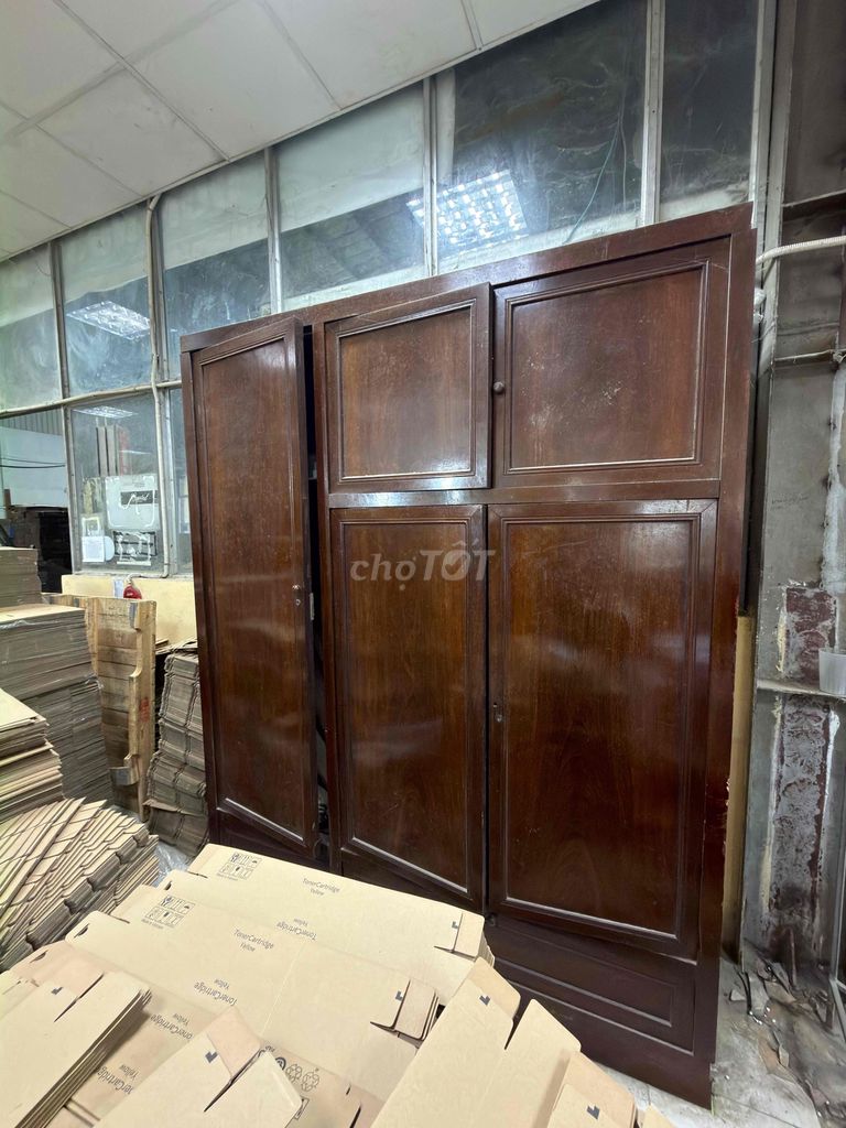 Tủ quần áo Gỗ Nâu Đơn giản. Mua bán Tủ, kệ gia đình tại Quận Dương Kinh Hải Phòng được đăng bởi My hình 1