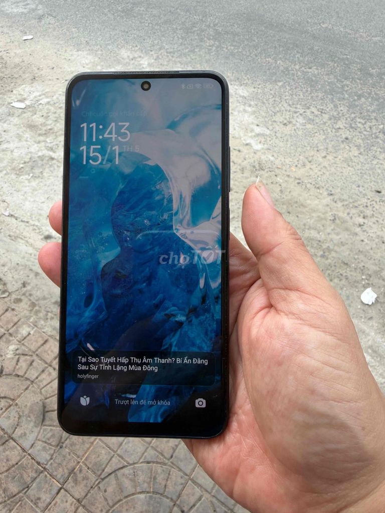 Redmi note 12S đen zin đẹp 99% Helio G96 16G/256G. Mua bán Điện thoại tại Huyện Châu Phú An Giang được đăng bởi Made in Thailand  hình 1