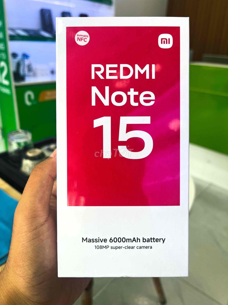 Xiaomi Redmi Note 15 128GB Xanh Glacier. Mua bán Điện thoại tại Quận Ngô Quyền Hải Phòng được đăng bởi TRAN SONG HA hình 1