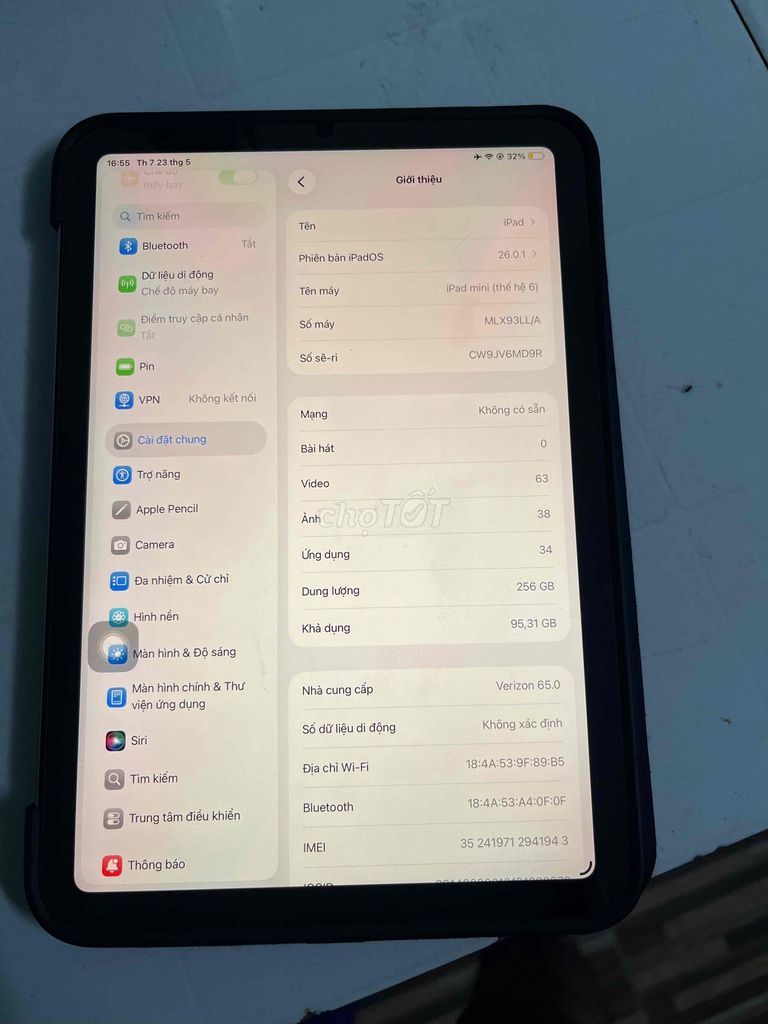 Apple iPad mini 6 256GB Hồng. Mua bán Máy tính bảng tại Huyện Long Thành Đồng Nai được đăng bởi tuấn coca hình 1
