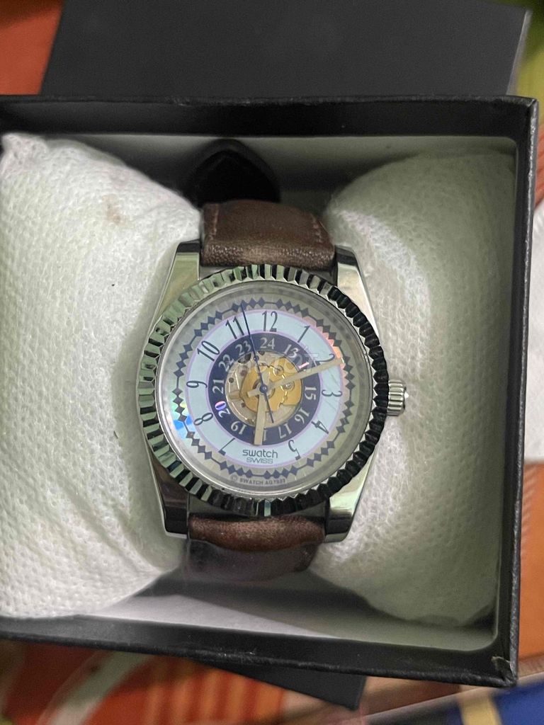 Đồng hồ Thuỵ sĩ lộ cơ size 38mm. Mua bán Đồng hồ tại Thành phố Cao Lãnh Đồng Tháp được đăng bởi Toàn Em hình 1