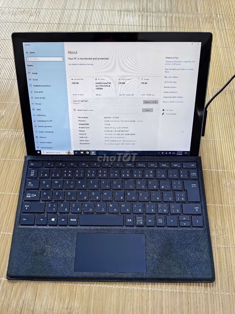 Xác Surface Pro 5 M3-7Y30 4G/128G. Mua bán Laptop tại Quận Hoàng Mai Hà Nội được đăng bởi Nguyễn Huynh hình 1