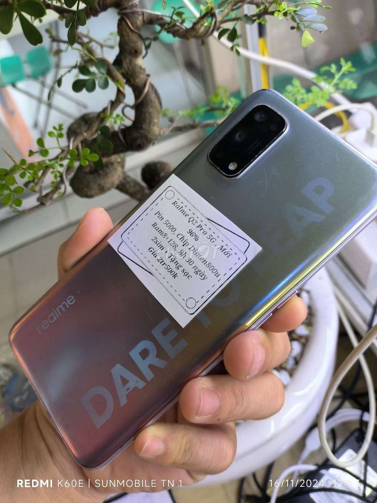 Realme Q2 Pro 5G R8+8/128 Dinme800U pin5000 TL04