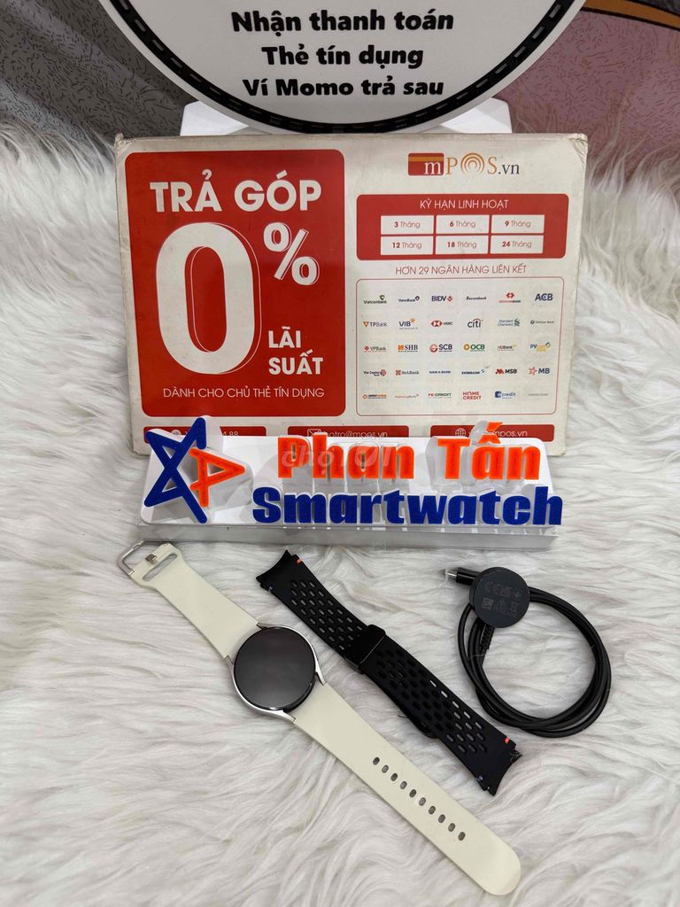 samsung watch 6 40mm Bản Gps bạc 99%. Mua bán Thiết bị đeo thông minh tại Quận Tân Phú Tp Hồ Chí Minh được đăng bởi Phan Tấn SmartWatch hình 1