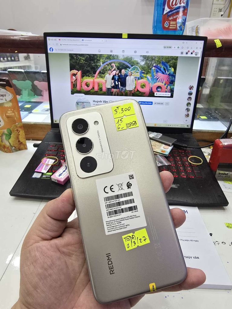 Xiaomi Redmi 15 - 128GB. Mua bán Điện thoại tại Thành phố Long Xuyên An Giang được đăng bởi Facebook Cầm Đồ Thúy Vân hình 1