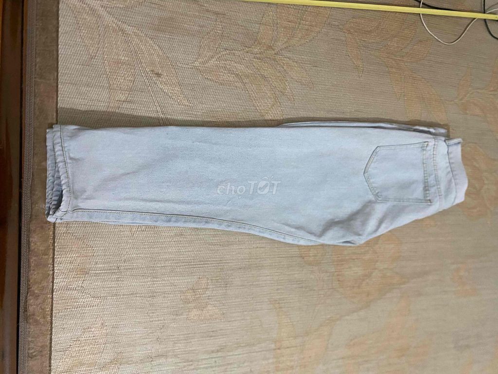 Quần jean nam xanh wash size 32. Mua bán Quần áo tại Huyện Thạch Thành Thanh Hóa được đăng bởi Lê Khắc Sơn  hình 1