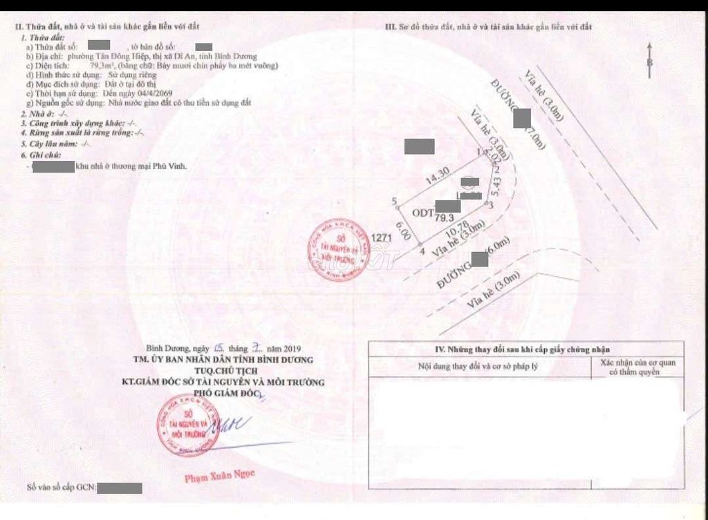 Đất đẹp 2 mặt tiền kdc ICON đối diện chợ Thông Dụng p. Tân Đông Hiệp