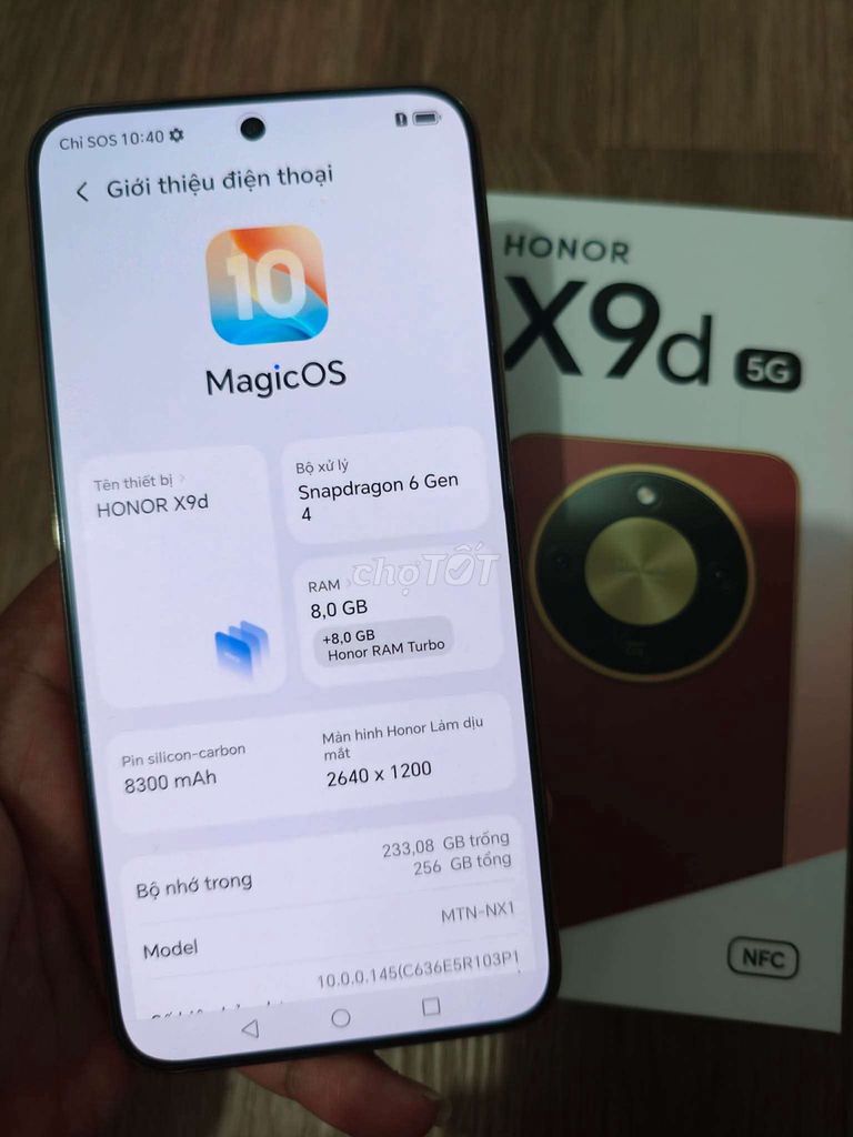 Honor X9d 5G 256GB Đỏ. Mua bán Điện thoại tại Quận Thanh Xuân Hà Nội được đăng bởi Thành Phone hình 1
