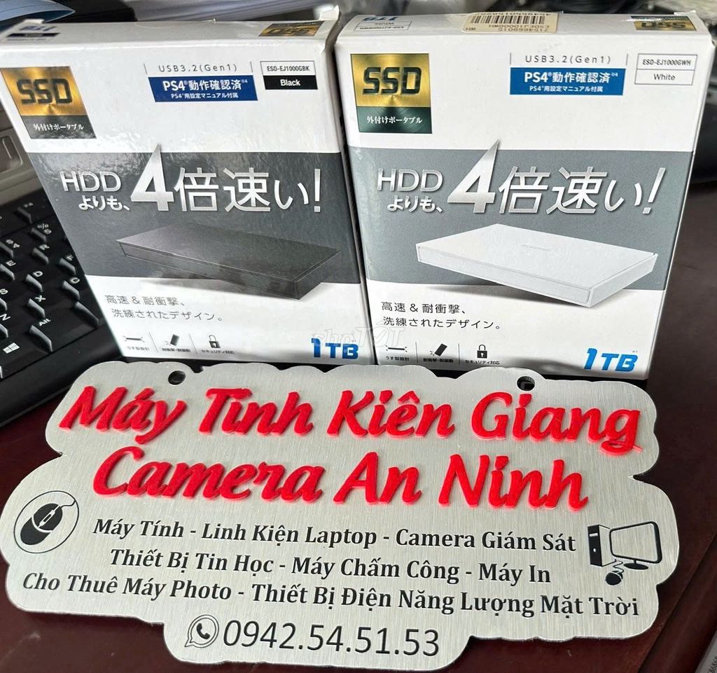 Ổ cứng di động 1TB hàng lướt vài giờ giá bao rẻ. Mua bán Phụ kiện (Màn hình, Chuột...) tại Thành phố Rạch Giá Kiên Giang được đăng bởi Máy Tính Kiên Giang hình 1