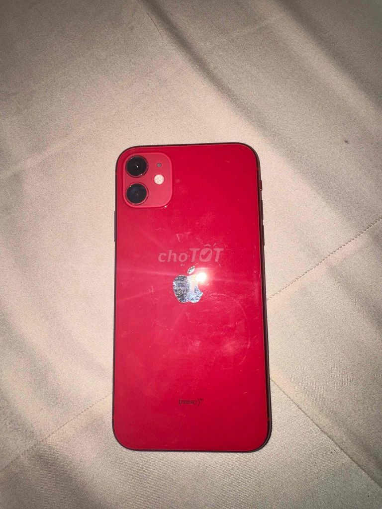 Apple iPhone 11 Đỏ đã thay màn pin. Mua bán Điện thoại tại Huyện Kế Sách Sóc Trăng được đăng bởi Khoai Tây hình 1