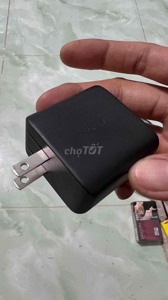 Cục sạc Aukey PA-F4 45W Đen. Mua bán Phụ kiện (Màn hình, Chuột...) tại Huyện Bình Đại Bến Tre được đăng bởi Thanh Tq hình 1