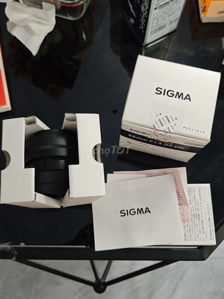 Ống kính máy ảnh Sigma 56mm F1.4 DC DN Đen Còn mới. Mua bán Máy ảnh, Máy quay tại Quận Kiến An Hải Phòng được đăng bởi Minh Gia hình 1