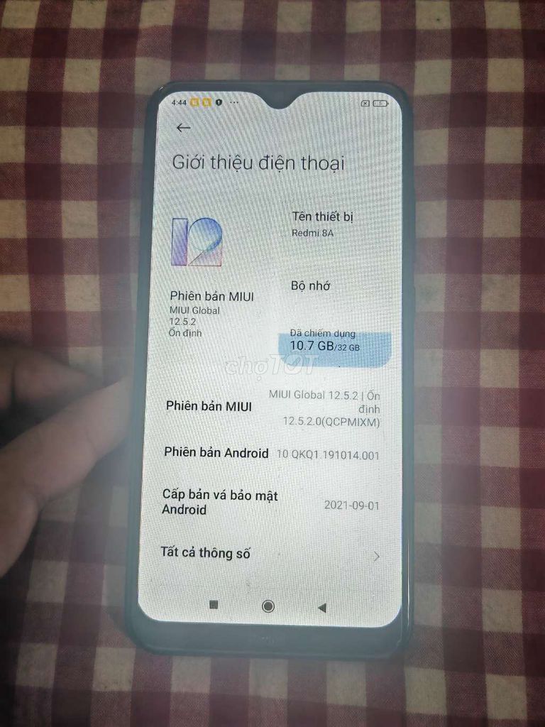 Xiaomi Redmi 8A (giao lưu/thu mua). Mua bán Điện thoại tại Huyện Thanh Trì Hà Nội được đăng bởi Vua điện thoại hình 1