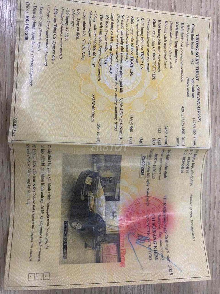 Ford Fiesta 2013 1.6 AT Hatchback - 42000 km. Mua bán Ô tô tại Thành phố Thuận An Bình Dương được đăng bởi Bùi Hoàng Bảo Anh hình 4