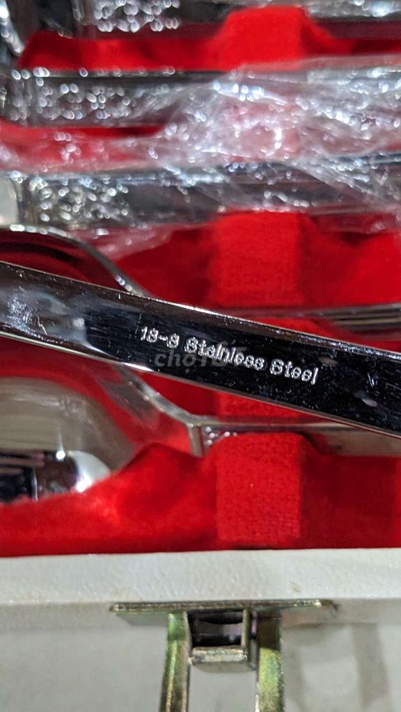 Bộ dao muỗng nĩa nội địa Japan xưa inox 18-8