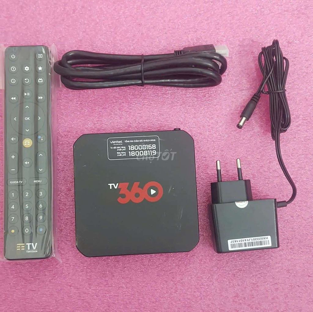 Đầu Android TV Tivi Box Viettel TV360 IP952. Mua bán Phụ kiện (Màn hình, Chuột...) tại Thành phố Thủ Dầu Một Bình Dương được đăng bởi Phước Bình Dương hình 1