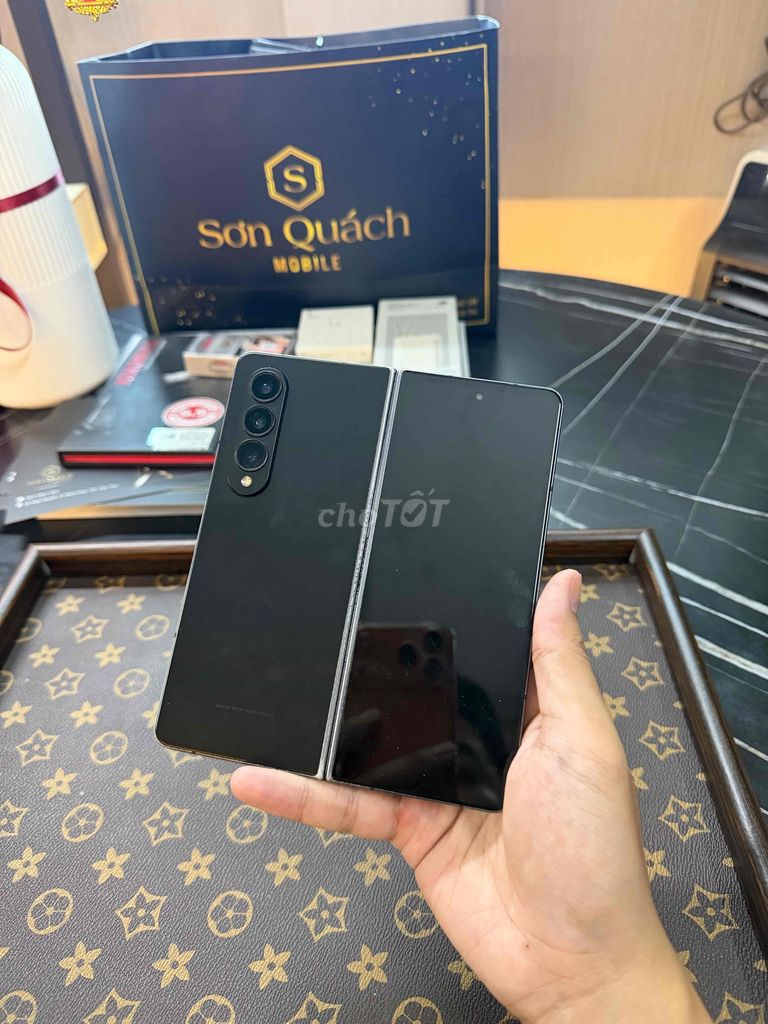 Samsung Fold 4 đen - Góp 0Đ. Mua bán Điện thoại tại Quận Ninh Kiều Cần Thơ được đăng bởi Sơn Quách hình 1