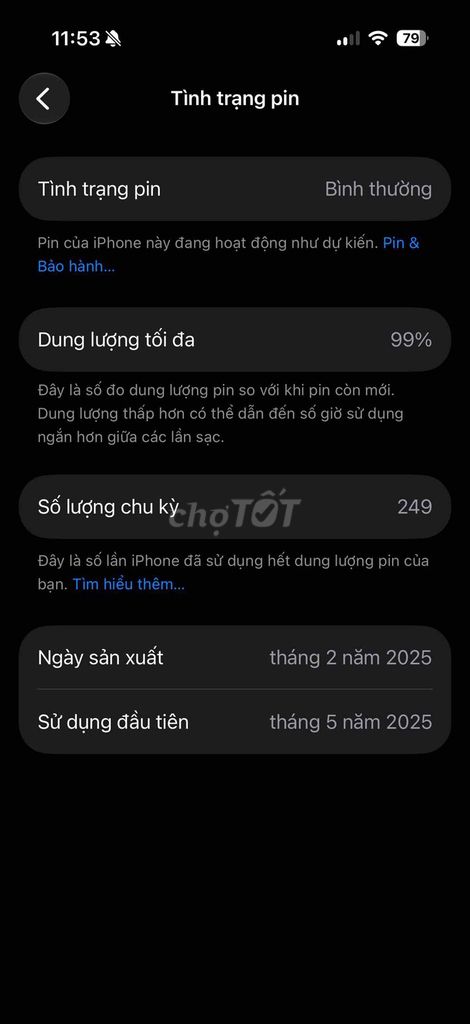 Apple iPhone 16 Pro 128GB Mỹ Đã qua sử dụng. Mua bán Điện thoại tại Huyện Đông Anh Hà Nội được đăng bởi Duy Hoang hình 1