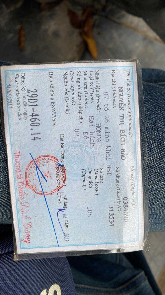 Bán xe máy vision 2013. Mua bán Xe máy tại Quận Hai Bà Trưng Hà Nội được đăng bởi Minh hình 4