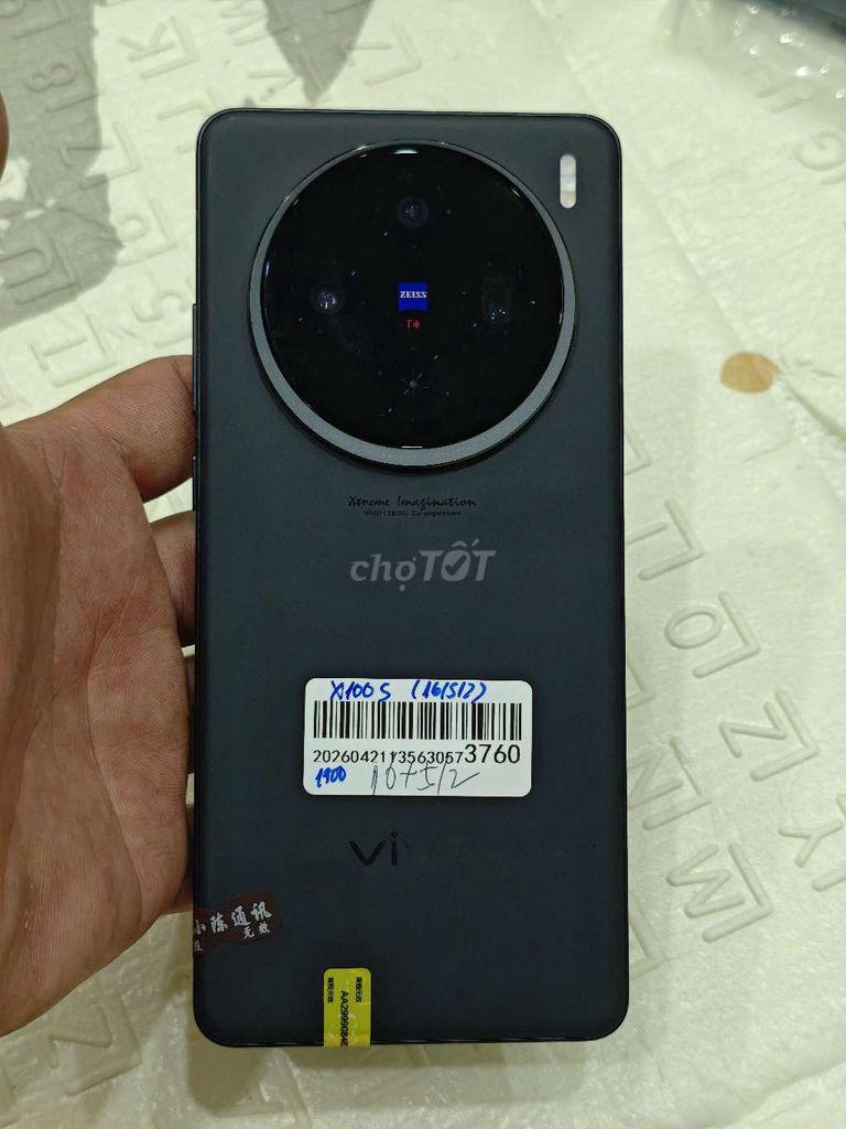 Vivo X100S 16/512GB Đen. Mua bán Điện thoại tại Quận Hoàng Mai Hà Nội được đăng bởi Nguyennoi hình 1
