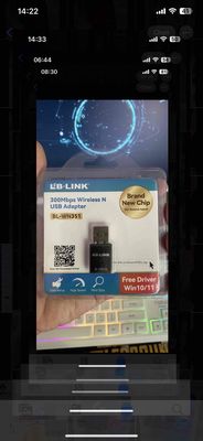 LKPKMTGR: Usb wifi newbox có ship