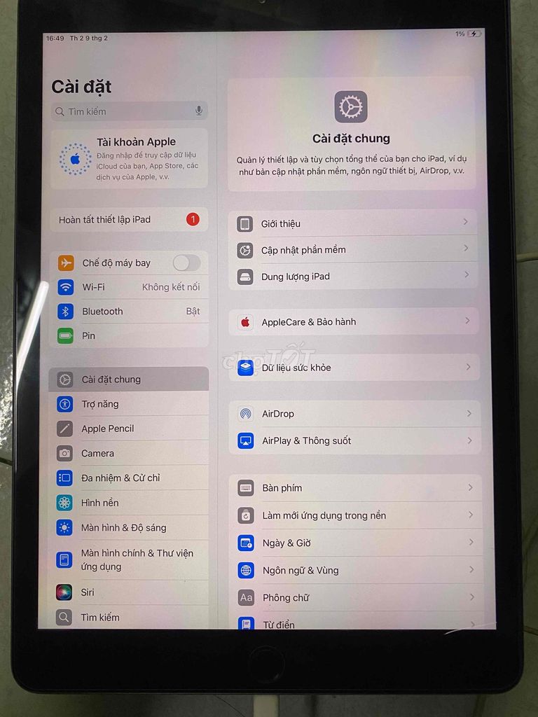 xác iPad Gen 7 32GB wifi còn lên, đủ box. Mua bán Máy tính bảng tại Thành phố Thủ Đức Tp Hồ Chí Minh được đăng bởi nguyễn trung hiếu hình 1