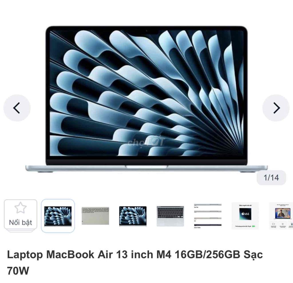 Apple MacBook Air M4 13 inch 16GB/256GB. Mua bán Laptop tại Quận Liên Chiểu Đà Nẵng được đăng bởi Phương hình 1