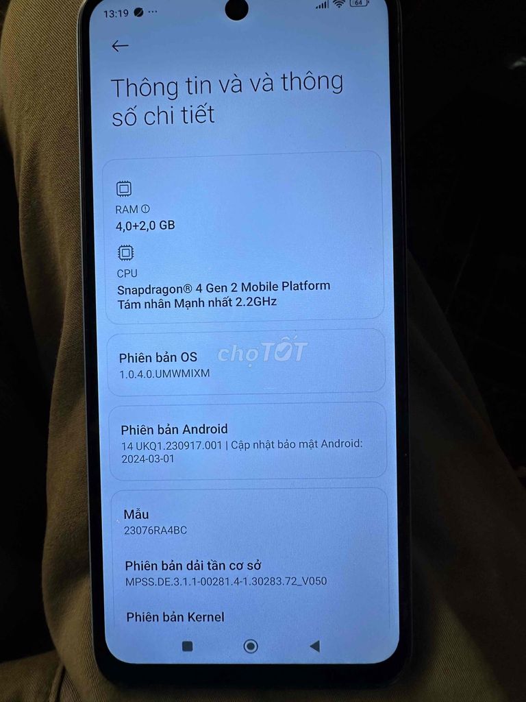 xiaomi dremi 12R 5g 4gen2. Mua bán Điện thoại tại Thành phố Thanh Hóa Thanh Hóa được đăng bởi Việt Gia hình 1