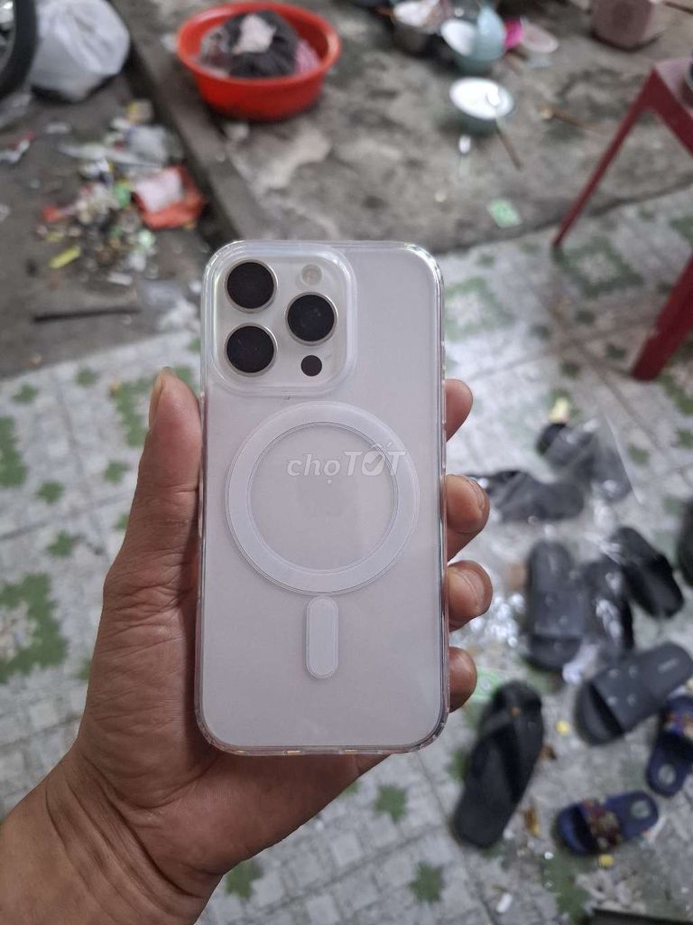 iPhone 16 Pro 128GB Trắng. Mua bán Điện thoại tại Quận Liên Chiểu Đà Nẵng được đăng bởi voquocdung hình 1