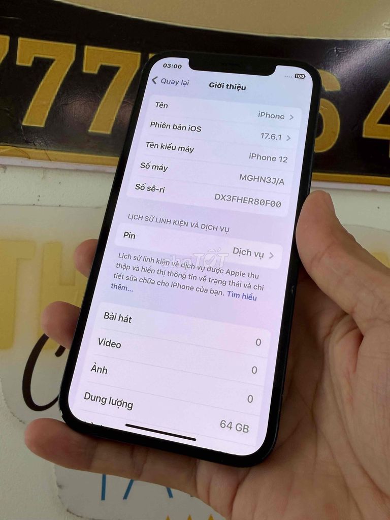 Apple iPhone 12 64GB 98%. Mua bán Điện thoại tại Quận Tân Phú Tp Hồ Chí Minh được đăng bởi trương thành hưng hình 1