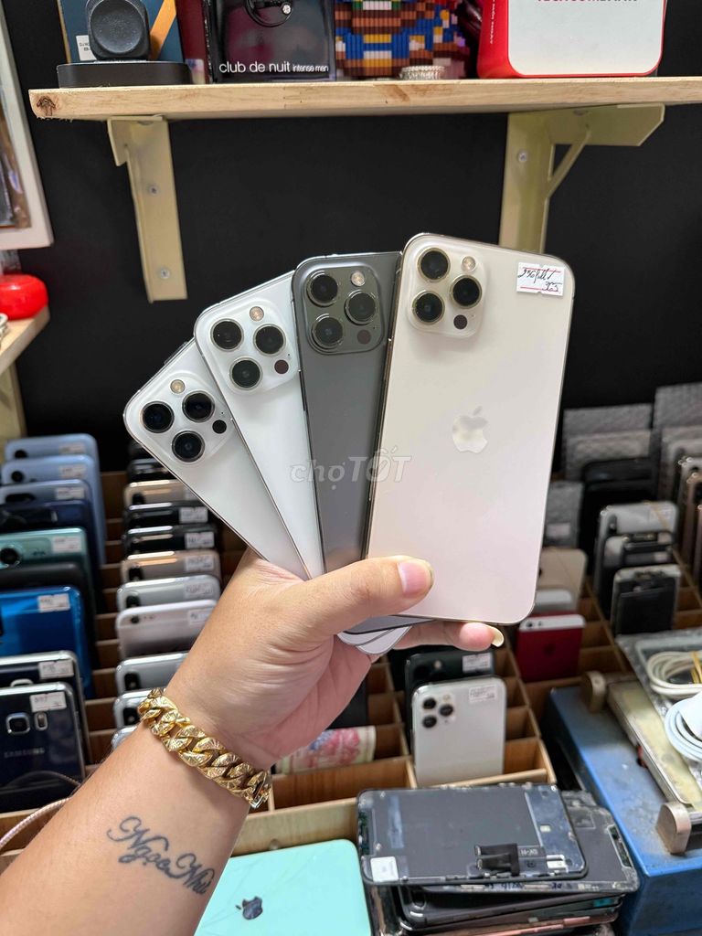 Apple iPhone 12 Pro Max 128GB Trắng Đã qua sử dụng. Mua bán Điện thoại tại Quận Bình Thạnh Tp Hồ Chí Minh được đăng bởi SyTuan hình 1